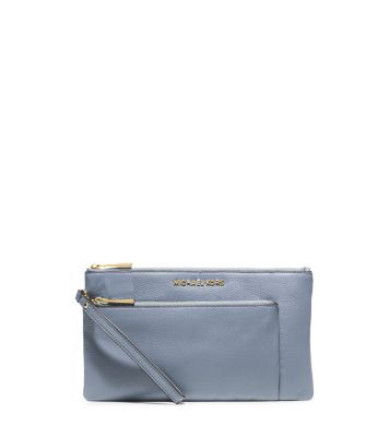 Riley Large Leather Wristlet by Michael Kors