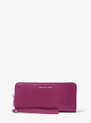 Saffiano Leather Continental Wallet - GARNET - 32S5STVE9L