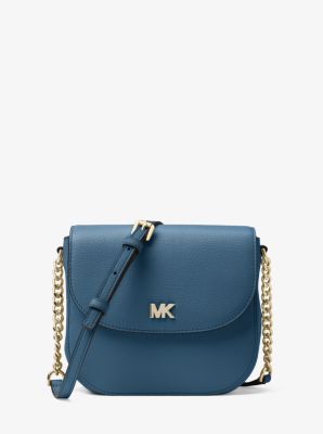 mott pebbled leather dome crossbody bag