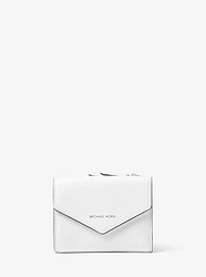 Small Leather Envelope Wallet - OPTIC WHITE - 32S8SZLD5L