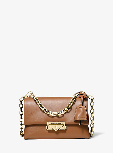 Très petit sac à bandoulière Cece en cuir - NOISETTE - Michael Kors