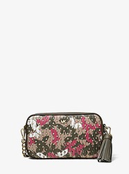 Small Studded Butterfly Camo Camera Bag - OLIVE COMBO - 32S9LF5M1I