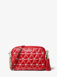 Ginny Medium Quilted Leather Crossbody Bag - BRIGHT RED - 32S9LF5M2Y