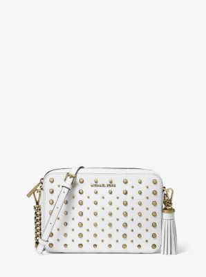 Ginny medium embellished outlet leather crossbody