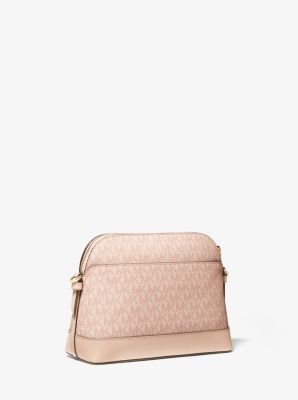 Grand sac à bandoulière arrondi à logo