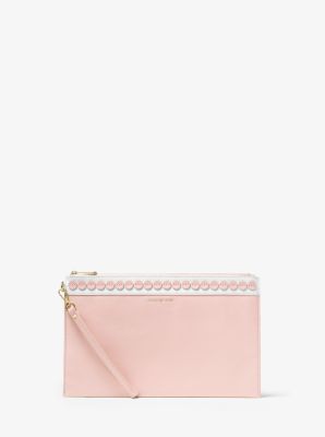 Analise Extra-Large Appliqu Leather Clutch. $138.00. Quickview. Share icon. Email \u0026middot; Ava Saffiano Leather Card Case by Michael Kors