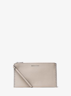 Astor Studded Large Leather Wristlet