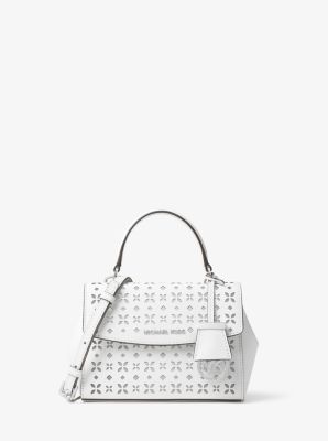 Ava Extra-Small Perforated-Leather Crossbody