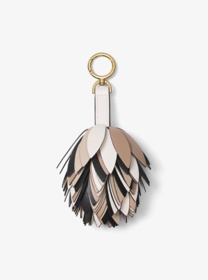 michael kors pom pom keyring