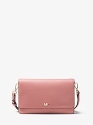 Pebbled Leather Convertible Crossbody - ROSE - 32T8TF5C9T