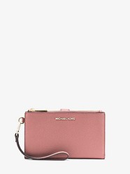 Adele Pebbled Leather Smartphone Wallet - ROSE - 32T8TFDW4L