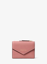Small Leather Envelope Wallet - ROSE - 32T8TZLD5L