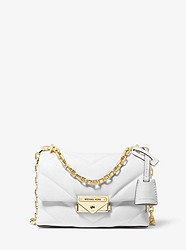Cece Extra-Small Quilted Leather Crossbody Bag - OPTIC WHITE - 32T9G0EC1L