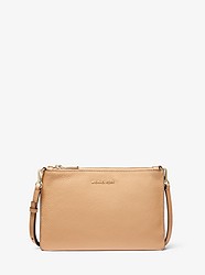 Adele Two-Tone Pebbled Leather Crossbody Bag - ACRN/BUTTRNT - 32T9LF5C7T