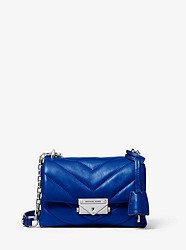 Cece Extra-Small Quilted Leather Crossbody Bag - SAPPHIRE - 32T9S0EC1L