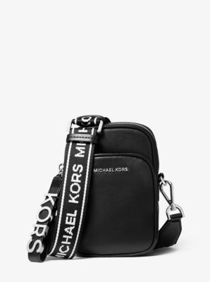 michael kors logo tape bag