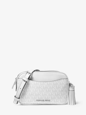 michael kors white belt bag