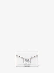 Manhattan Small Leather Wallet - OPTIC WHITE - 32T9SNCF1L