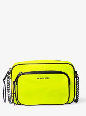 michael kors neon yellow bag