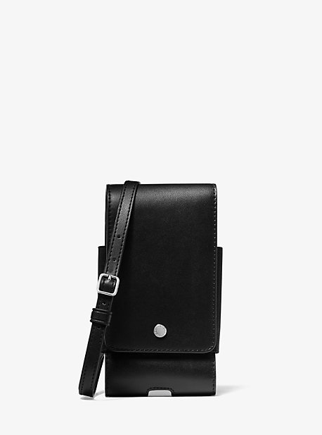 MK Smartphone Crossbody Bag - Black - Michael Kors