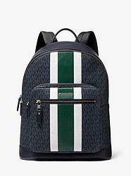Hudson Logo Stripe Backpack - ADM/JEWL GRN - 33F0LHDB2Z