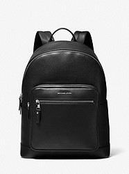 Hudson Pebbled Leather Backpack - BLACK - 33F0LHDB8L