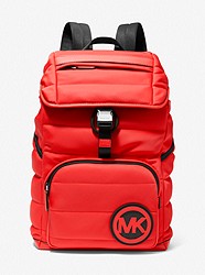 Brooklyn Quilted Nylon Backpack - RED - 33F2LBKB6O