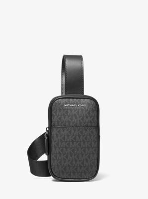 Michael Kors Hudson Logo Smartphone Crossbody Bag In Black ModeSens