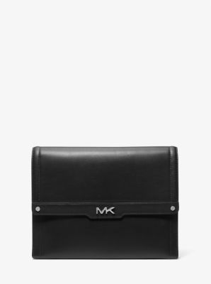 MKPortadocumentos Varick de piel - Negro(Negro) - Michael Kors