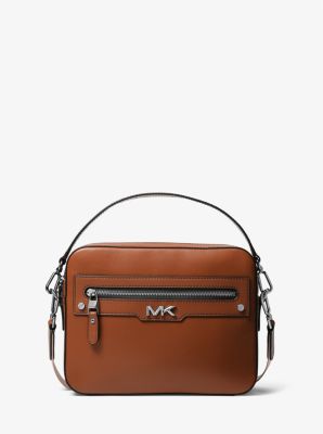 MKFunda para cámara Varick de piel - Luggage(Marrón) - Michael Kors