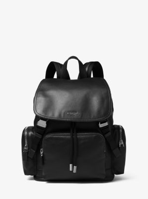 michael kors henry leather backpack