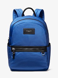 Brooklyn Nylon Gabardine Backpack - ATLANTIC BLUE - 33F9LBNB2U