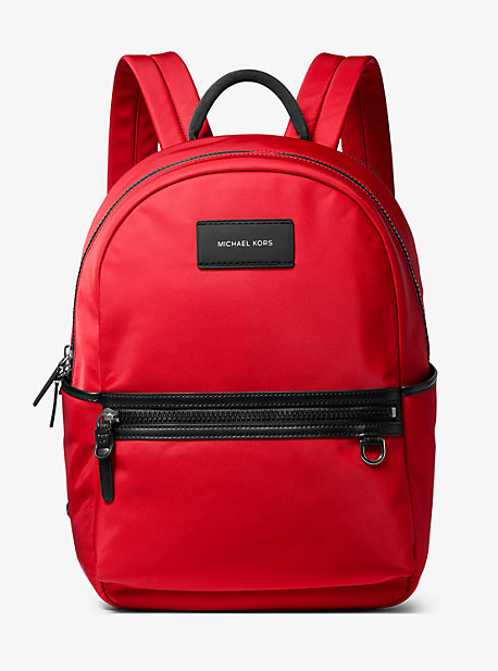 Sac Brooklyn en gabardine de nylon - ROUGE ÉTÉ(ROUGE) - Michael Kors