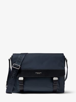 Besace Brooklyn en gabardine de nylon - BLEU MARINE(BLEU) - Michael Kors