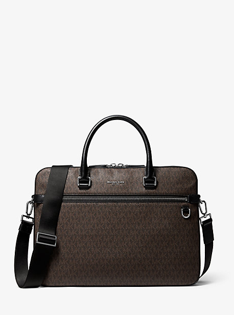 Porte-documents Henry avec logo - Marron/Noir(MARRON) - Michael Kors