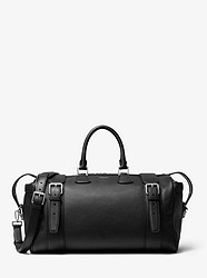 Kennedy Calf Leather Duffle Bag - BLACK - 33F9SKDU3O