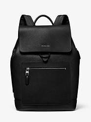 Hudson Pebbled Leather Backpack  - BLACK - 33S0LHDB2L