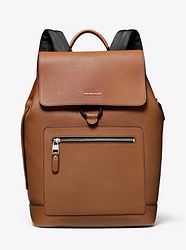 Hudson Pebbled Leather Backpack  - LUGGAGE - 33S0LHDB2L