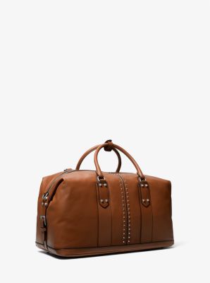 Astor Studded Leather Duffel Bag
