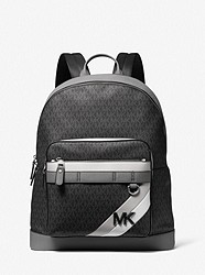 Hudson Logo Stripe Backpack - ALUMINUM - 33S3TYTB2B