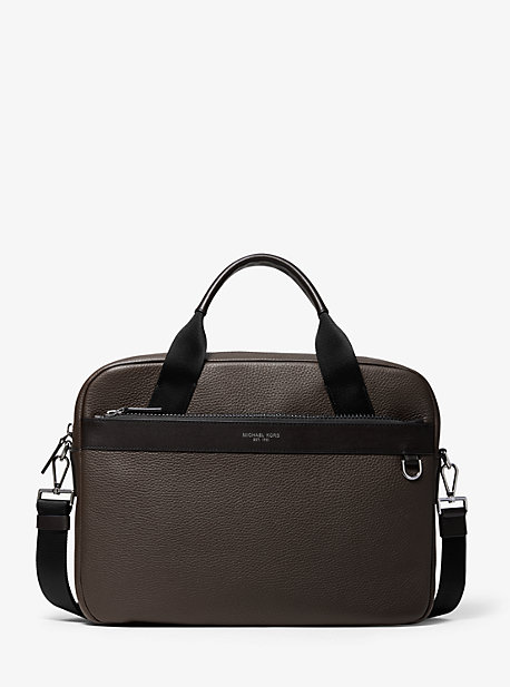 Porte-Documents Greyson Fin En Cuir Graine