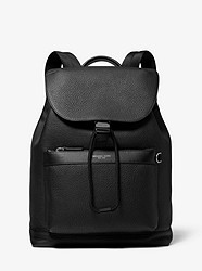 Greyson Pebbled Leather Backpack - BLACK - 33S9MGYB6L