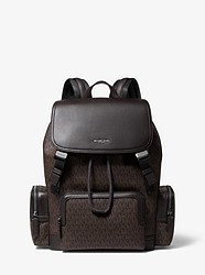 Henry Logo and Leather Backpack - BROWN - 33U9LHYB2B