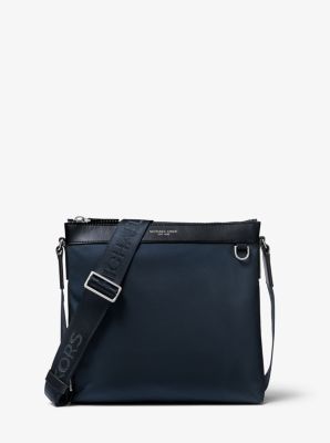 Grand sac à bandoulière Brooklyn en nylon - BLEU MARINE(BLEU) - Michael Kors