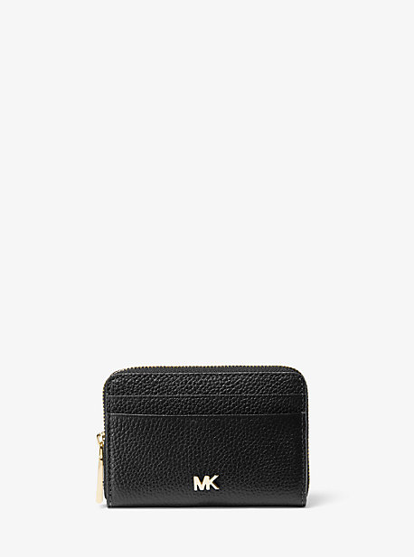 Petit portefeuille en cuir grainé - NOIR(NOIR) - Michael Kors