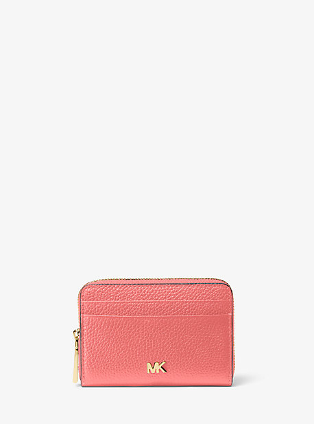 Petit portefeuille en cuir grainé - PAMPLEMOUSSE ROSE(ROSE) - Michael Kors