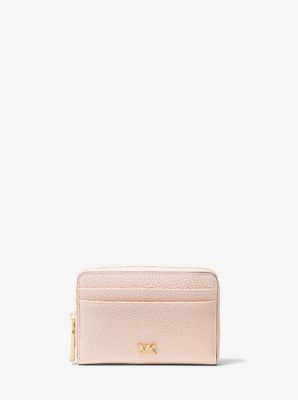Petit portefeuille en cuir grainé - ROSE DOUX(ROSE) - Michael Kors
