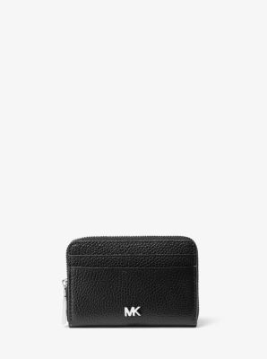 Petit portefeuille en cuir grainé - NOIR(NOIR) - Michael Kors