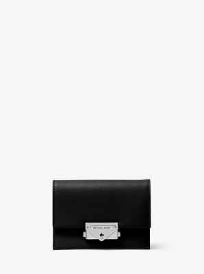 Petit porte-cartes Cece en cuir - NOIR(NOIR) - Michael Kors