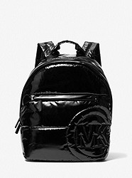 Rae Medium Quilted Patent Backpack - BLACK - 35F1U5RB6C